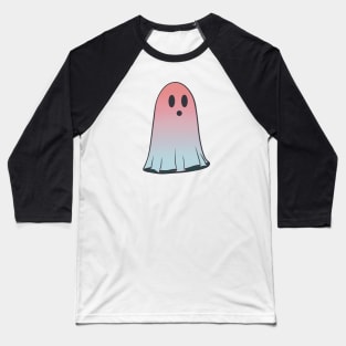 Retro Neon Ghost Baseball T-Shirt